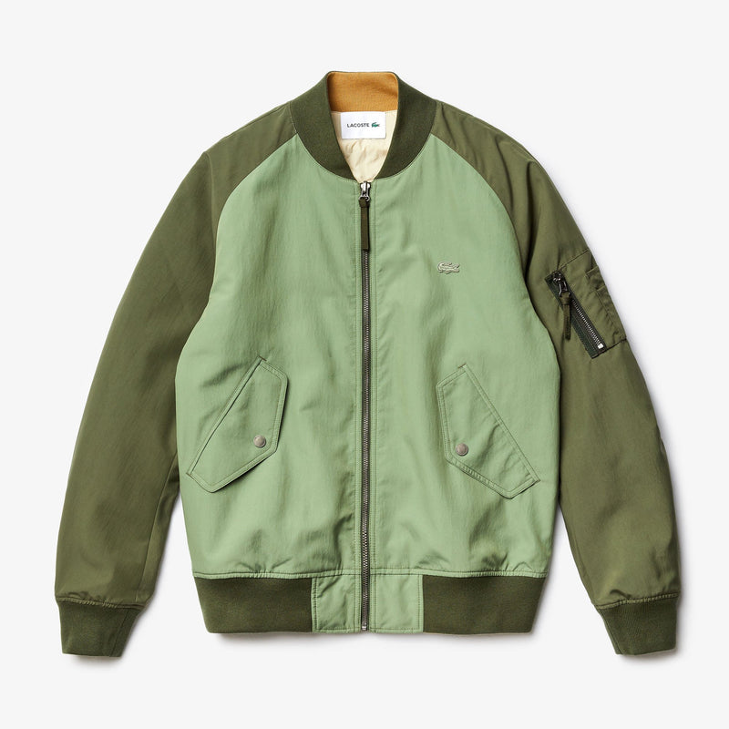 Men's Bicolor Reversible Bomber Jacket