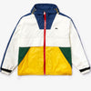 Unisex Lacoste LIVE Colorblock Hooded Full Zip Windbreaker