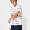 Men's Lacoste SPORT Striped Breathable Jersey Golf Polo Shirt