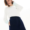 Women's Elasticized Twill Skirt