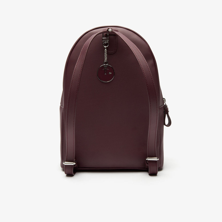 Women's Daily Classic Coated Piqué Canvas Backpack--Grape Wine