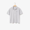 Women's Lacoste Boxy Fit Flowing Stretch Cotton Piqué Polo Shirt