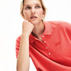 Women's Lacoste Boxy Fit Flowing Stretch Cotton Piqué Polo Shirt
