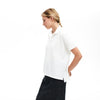 Women's Lacoste Boxy Fit Flowing Stretch Cotton Piqué Polo Shirt