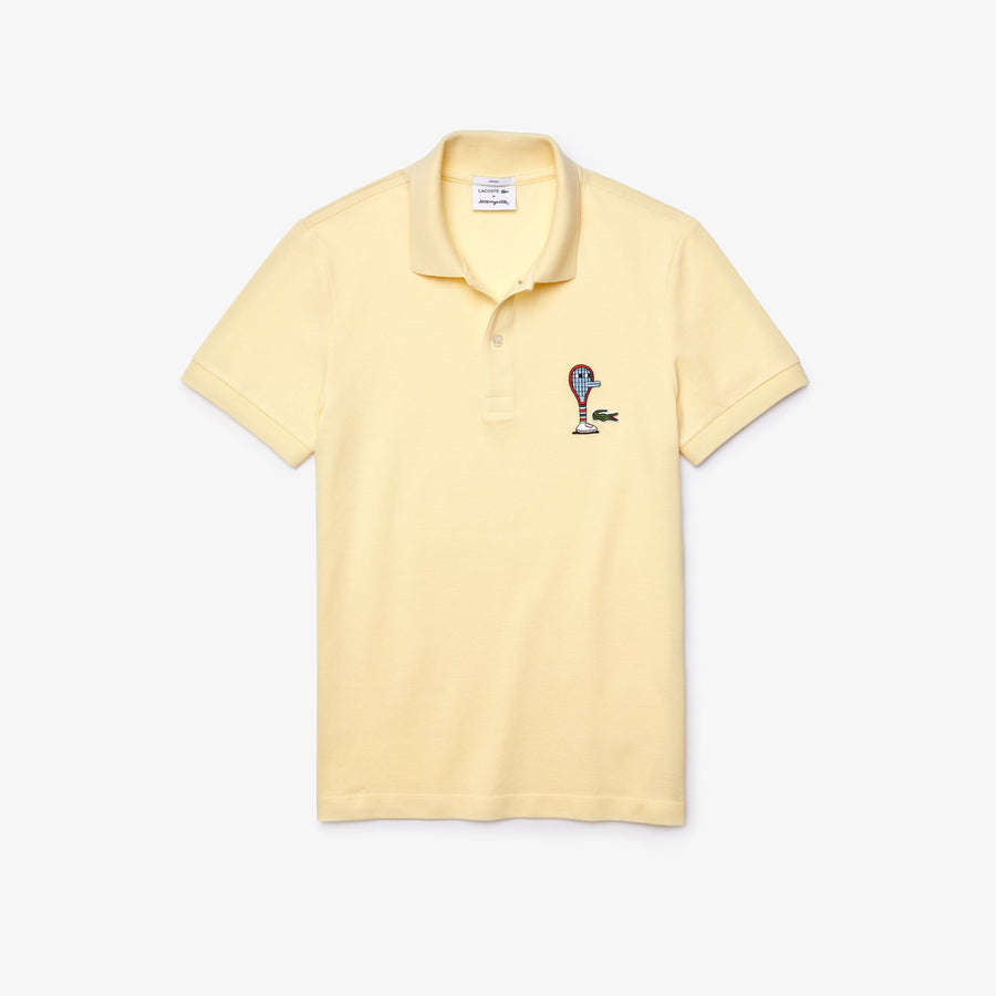 Unisex Lacoste X Jeremyville Classic Fit Piqué Polo--Clusi