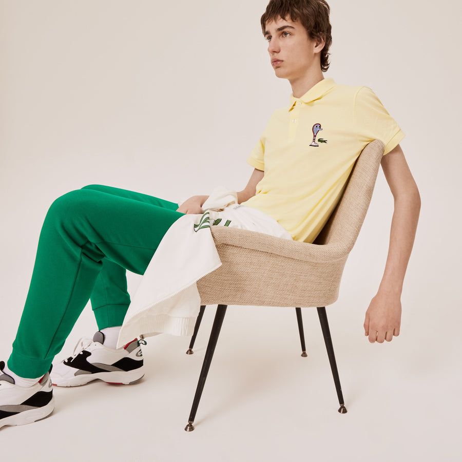 Unisex Lacoste X Jeremyville Classic Fit Piqué Polo--Clusi