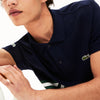 Men's Geometric Stripe Print Polo Shirt