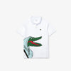 Boys' Lacoste X Jean-Michel Tixier Croc Print Polo Shirt