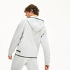 Men's Silicone Croc and Badge Full-Zip Hoodie