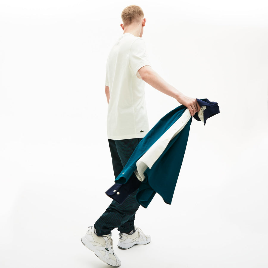 Unisex Lacoste LIVE Tennis Design Cotton Crew Neck T-Shirt